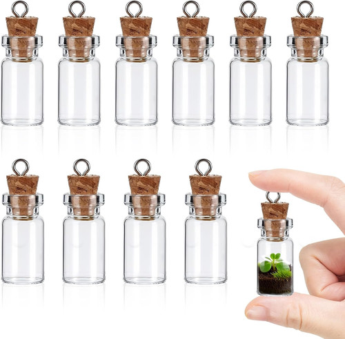 Mini glasflaschen set - mini-glasflaschen, 10