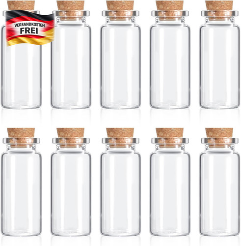 Kleine glasflaschen set mit - glasflaschen,