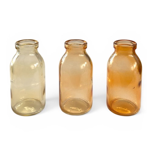 Glasvase 3er set bottle - 3er, "bottle