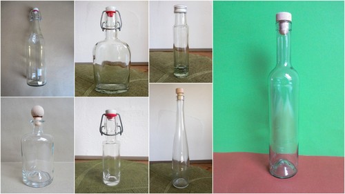Glas flaschen likör - glas-flaschen, f.