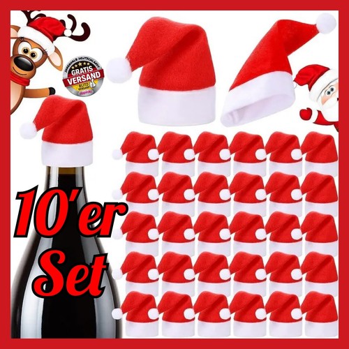 Mini weihnachtsmütze 9x4cm - mini,