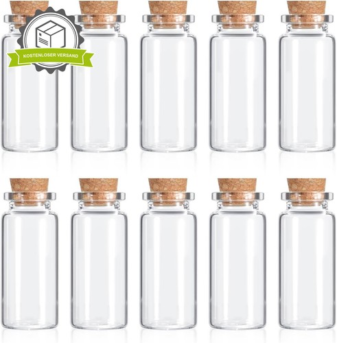 Mini glasflaschen mit - glasflaschen, korken