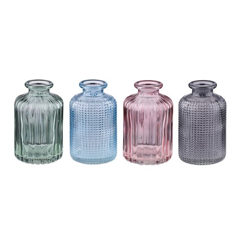 4er set glasvasen blumenvase - 4er,