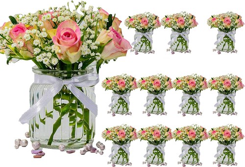 12er set kleine glasflaschen - 12er,