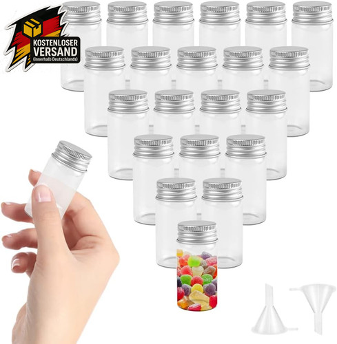 Kleine glasflaschen set - kleine, 48