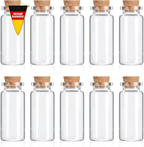 Mini glasflaschen 10ml - 10ml, mit