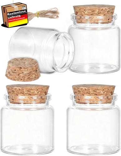 Mini glasflaschen set 50ml mit - mini,