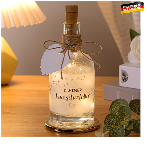Flaschenlicht deko hochzeit - flaschenlicht,