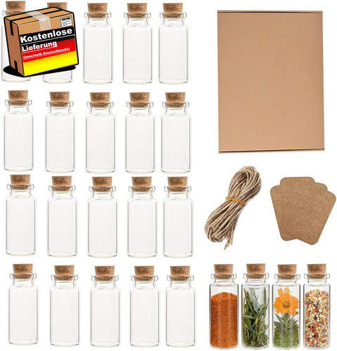 Mini glasflaschen set - glasflaschen,