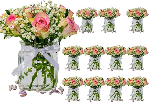 12er set kleine glasflaschen - kleine,